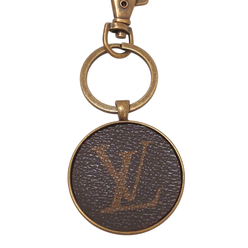 Louis Vuitton Brown Monogram Round Keychain Charm